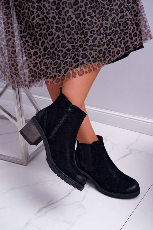 Women's Heeled Boots Sergio Leone Black BR BT702