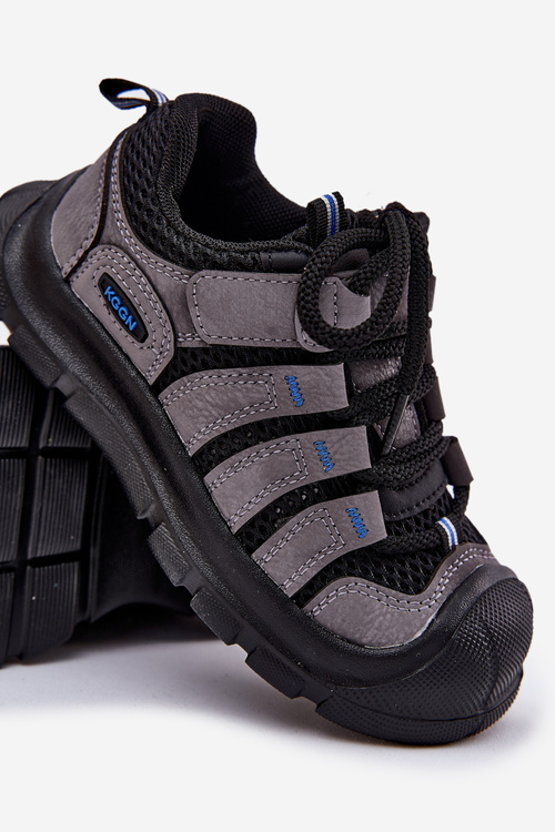 Boys Sports Trekking Shoes Black Falenisa