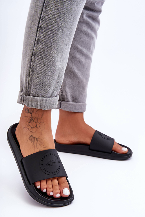 Women's Sporty Slippers 4F 4FSS23FFLIF069-72S Black