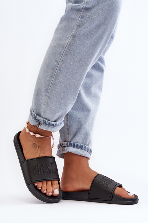 Women's Foam Slippers Big Star MM274715 Black