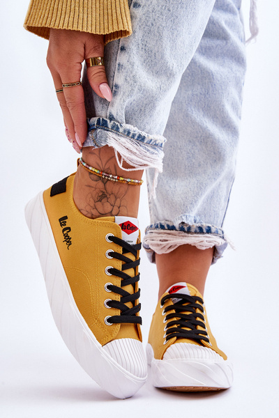 Trampki Damskie Żółte Lee Cooper LCW-23-44-1649L