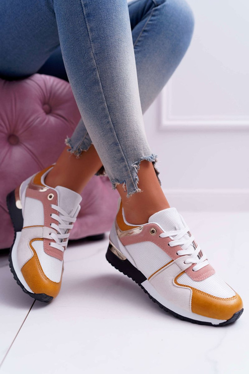 Sportowe Damskie Buty Żółte Merido