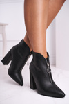Women's Boots On High Heel Black Save Me