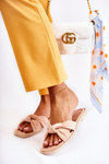 Women's Fashionable Suede Slippers Nude Lorrie