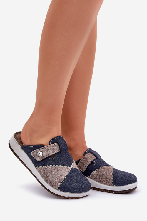 Women's Preventive Slippers Inblu CT000032 Gray-Navy