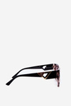 Women's Sunglasses with Decorative Details UV400 Brown