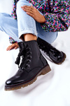 Lacquered Insulated Boots Black Lomess