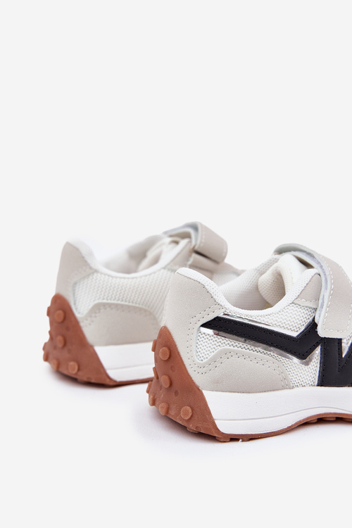 Children's Velcro Sneakers Gray Tezzu