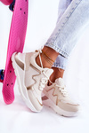 Women's Fashionable Sneakers Light beige Allie