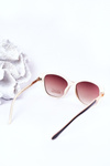 Women's Sunglasses Beige-Brown Ombre