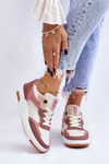 Women's Sport Shoes Sneakers Big Star LL274438 Pink-White