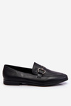 Classic Women's Loafers With Embellishment Black Jamie