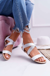 Women's Elegant Silver Sandals Carme