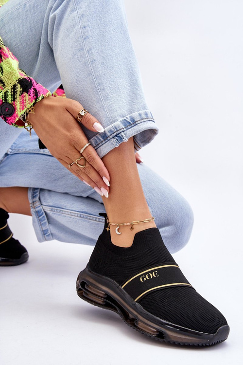 Women's Slip-On Sports Shoes GOE LL2N4032 Black