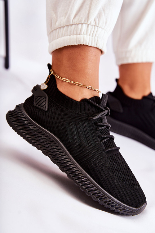 Women's sports shoes Sneakers Black Storia