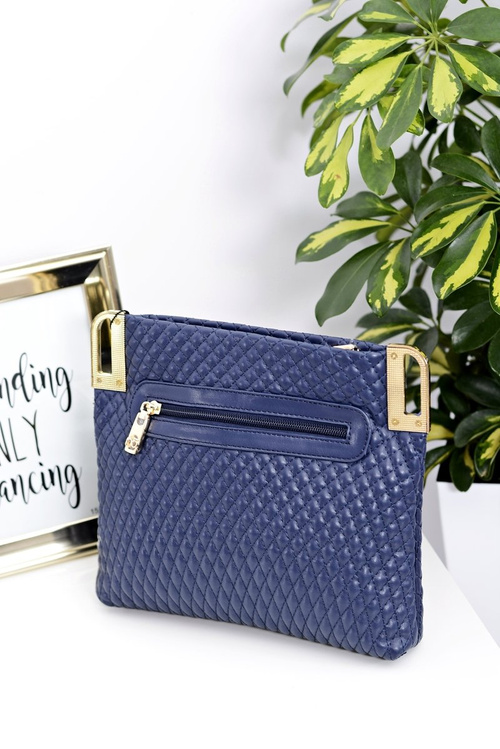 Women's Handbag Navy Blue Quilted Purse