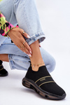 Women's Slip-On Sports Shoes GOE LL2N4032 Black