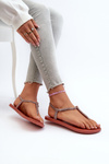 Women's Flip Flops with Brocade 26914 Ipanema Class Brilha Fem Coral