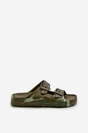 Light Boys' Foam Sandals with Buckles Dark Green Adirnaca