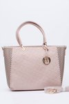 Monnari Classic Shopper Handbag Powder Pink