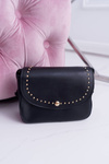 Women's Handbag Small Chest Golden Rivets Black
