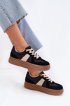 Women's Platform Sneakers Black Dovina