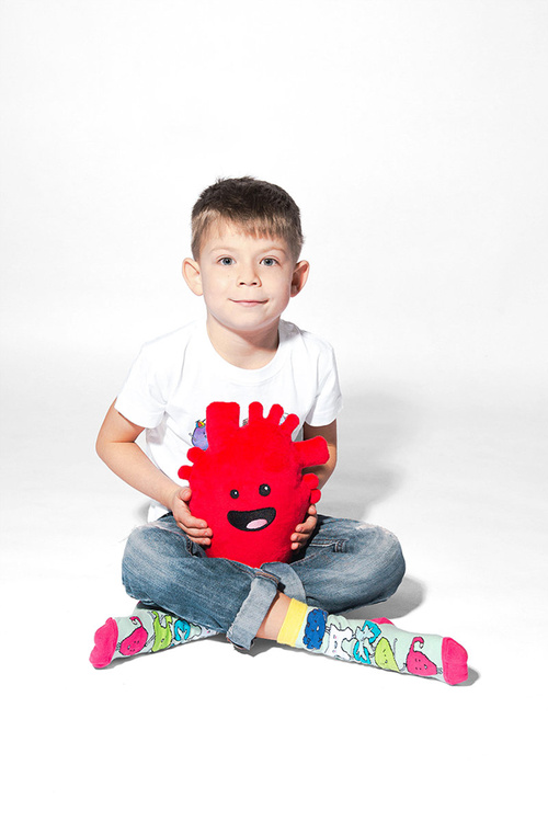 Set of children's socks Zooxy mixTURY Organs 2 pairs