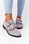 Women's Brogues With Buckles Lu Boo Grey