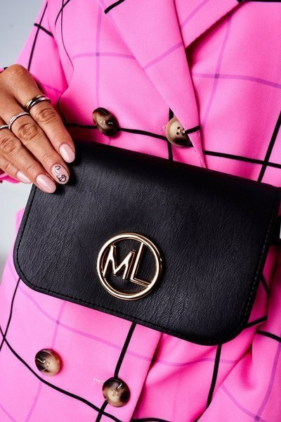 Small Purse Kidney Bag 2in1 Bruno Rossi Black