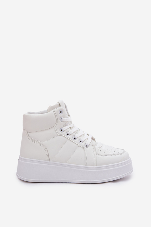 High women's sneakers on platform white Tillive