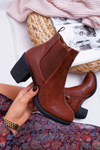 Women's Heeled Boots Brown Ergost