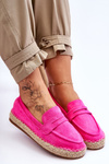 Espadryle Damskie Zamsz Fuksja Keyla