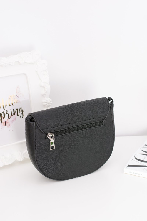 Women's Black Stylish Letterman Handbag