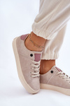 Sneakersy Damskie Beżowe Big Star LL274399