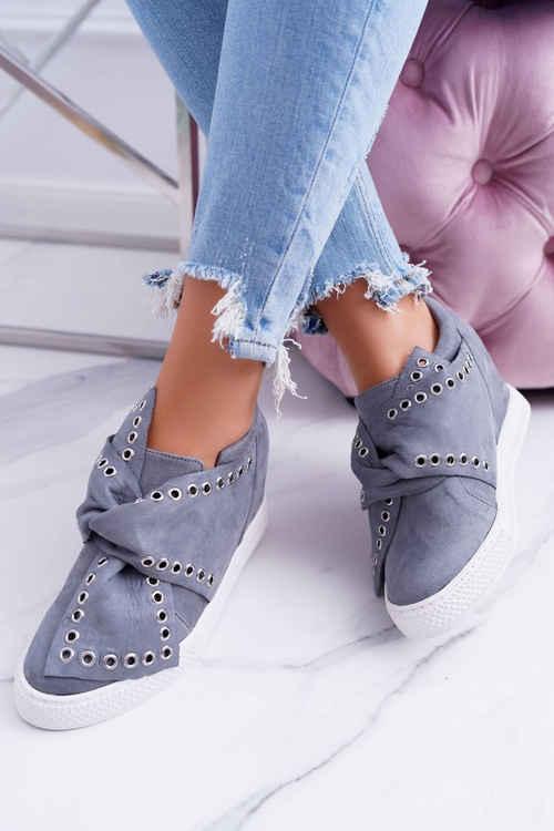 Women's Sneakers Grey Anchors LU BOO Margo