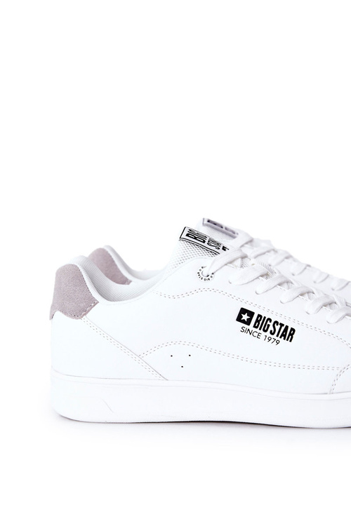 Leather Sneakers Memory Foam Big Star II174170 White