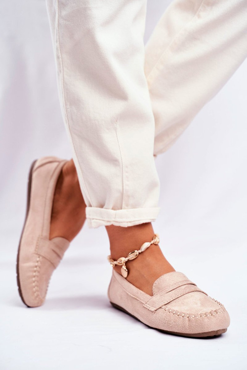Women’s Loafers Material Beige Panay