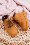 Kids Trappers Boots With Zipper Camel Dexter