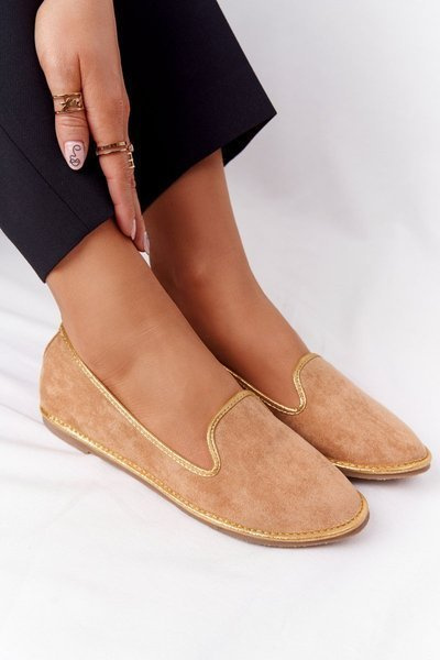 Women’s Suede Loafers Lu Boo Camel
