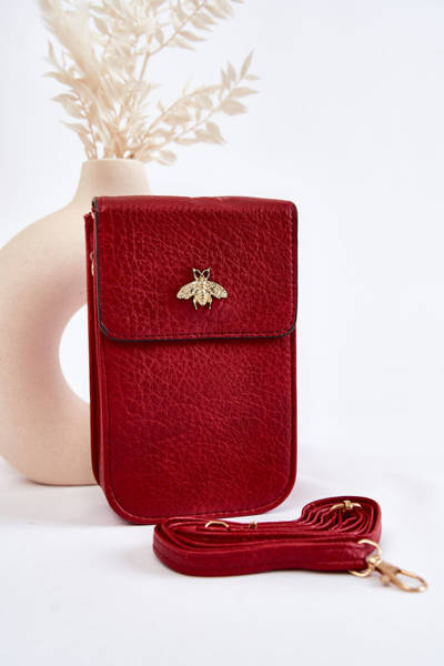 Small Purse With Ornament Red Neliss