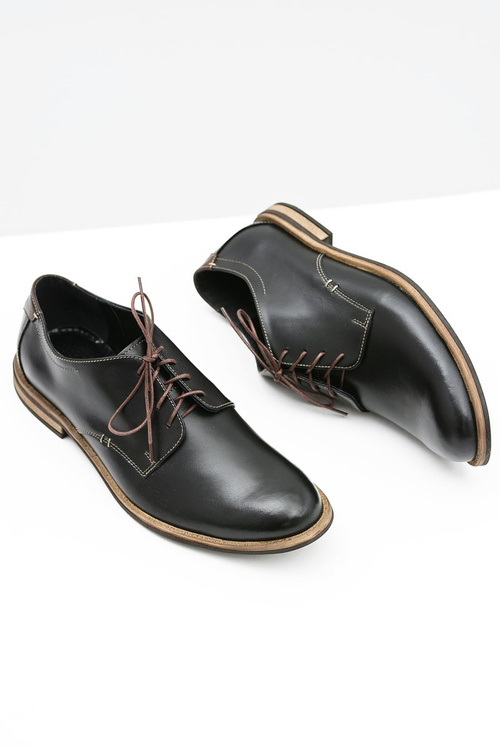 Elegant Men's Black Feliciano Half Shoes