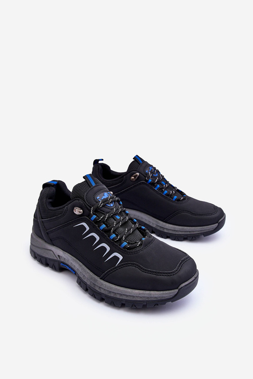 Buty Trekkingowe Niskie Męskie Czarne Galas HBDW11