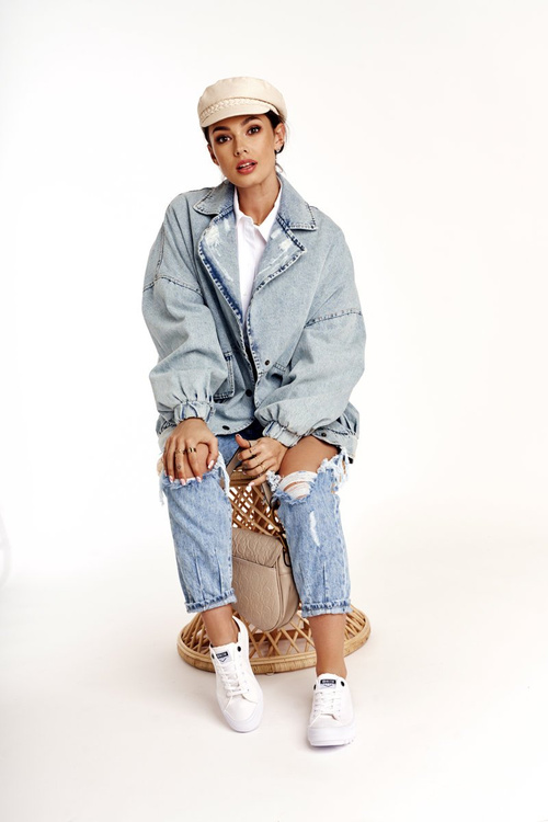 Trampki Niskie Masywna Podeszwa BIG STAR Białe FF274245