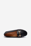 Women's Classic Eco Leather Moccasins Black Demese