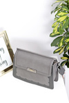 Women's Handbag Grey Listono with Zircons