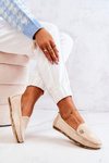 Women's Suede Loafers Beige Madelyn