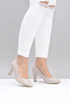 Women's Sergio Leone pumps Light Grey Lacquered Orsola