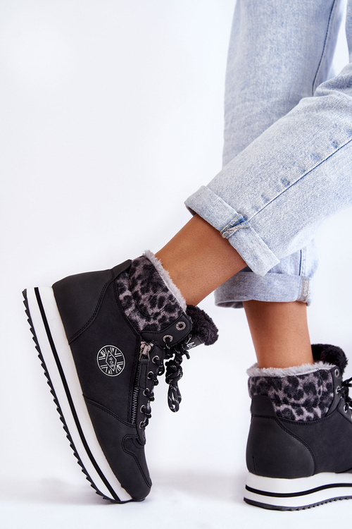 Women's Warm Boots Lee Cooper LCJ-22-31-1448 Black