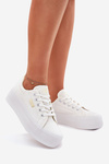 Womens Platform Sneakers Lee Cooper LCW-25-31-3450L White