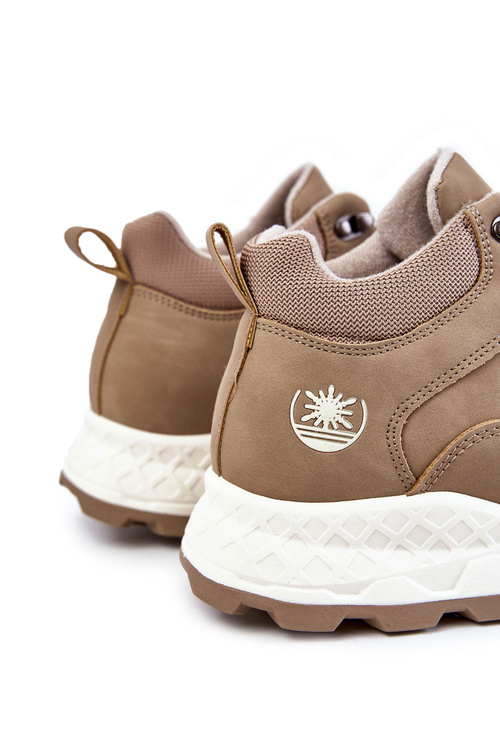 Men's Warm Trekking Shoes Trappers Beige Otto